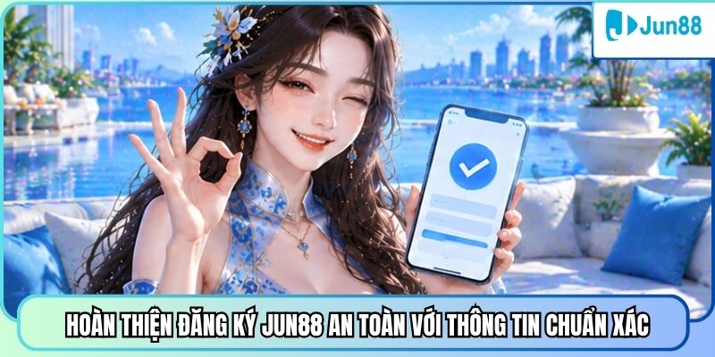 Hoàn thiện đăng ký Jun88 an toàn với thông tin chuẩn xác